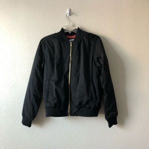 Black Bomber Jacket